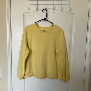 Yellow Crewneck Sweatshirt
